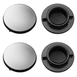 Gadpiparty 2 Piezas Cubierta del Agujero del Fregadero Tapa Ciega del Fregadero Tapa del Grifo De La Bañera Cubierta del Orificio del Grifo Clips De Fregadero Tuerca Lavabo para Platos