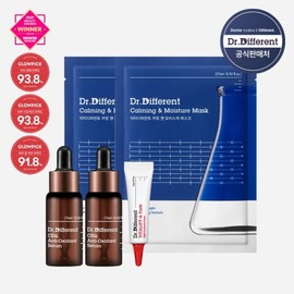 Dr.Different 항산화기미잡티순수비타민C세럼 CEQ 안티옥시던트 세럼 15ml 2개입 (+미니어처 마스크팩 세트) Antioxidant Blemish Spot Pure Vitamin C Serum CEQ Antioxidant Serum 15ml 2-Pack (+Miniature Mask Pack Set)