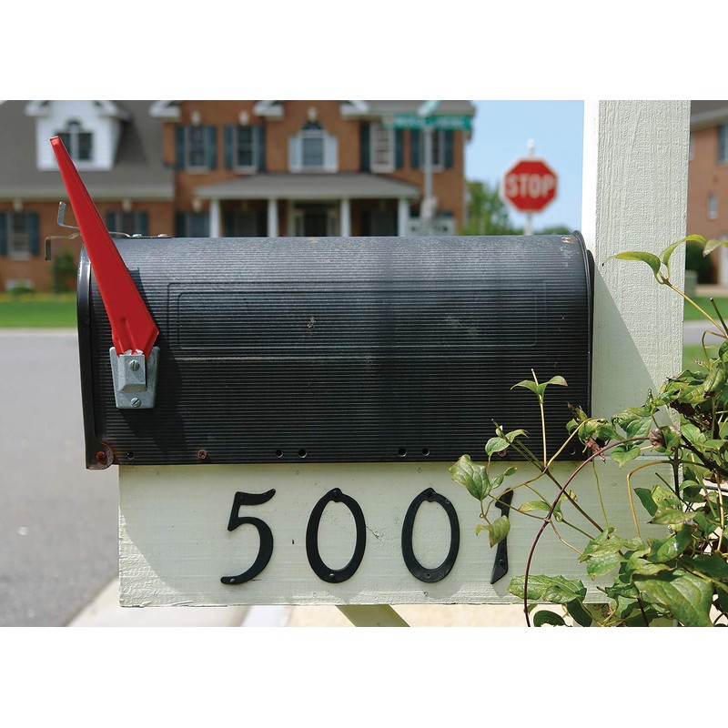 Hillman 839756 Black House Number 3, 4-Inch Nail Plastic