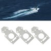 3 Pcs Outboard Water Pump Gasket Standard Plastic Boat Water
