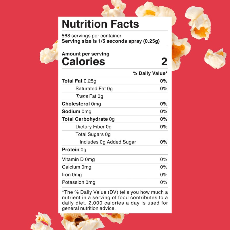 Winona Pure Popcorn Butter Spray - Movie Theater Butter Flavor