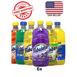 Fabuloso ( Lot Of 6 )Fabuloso All Purpose Liquid Cleaner Set, (Varietys May Vary)