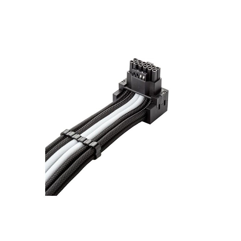 CableMod RT-Series Pro ModMesh Sleeved 12V-2x6 12VHPWR 90° StealthSense PCIe