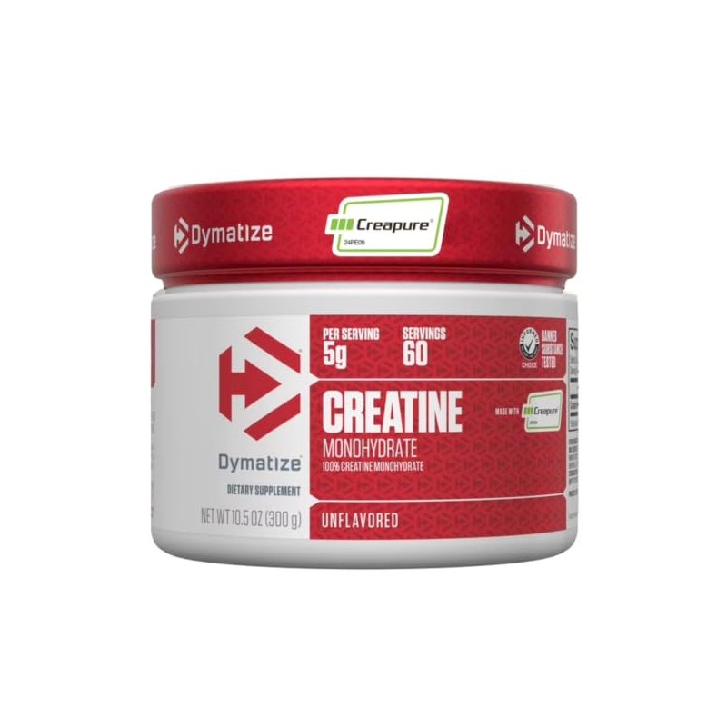 Dymatize Creatina Creapure Micronizada sin sabor 10.6 oz (300 g)