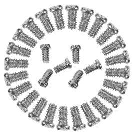 FUNOMOCYA Small Metal Glasses Repair Screws Kit Precise Pile Head Eyeglass Replacement Screws for Nose Pads Practical Eyewear Repair Parts Portable Bag Suitable for Sunglasses and Spectacles