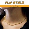 Fly Style Snake Chain Stainless Steel Gold 0.9 mm I