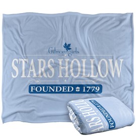 Gilmore Girls Blanket, 60"x80" Stars Hollow Logo Silky Touch Super Soft Throw Blanket