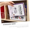 Operitacx Plastic Baskets Pantry Organizer Fridge Shelves Rubbish Clear Storage