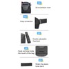 Ostomy Pouch Cover Belt Stretchy Adjustable Opening Fixation Waterproof Elastic