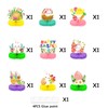 9 Pieces Easter Honeycomb Centerpieces Table Decor, Cute Bunny Chick