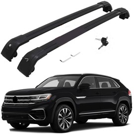 US Cargo Racks for 2020-2025 VW Volkswagen Atlas Cross Sport Roof Rack Cross Bars Rail Luggage Carrier Lockable Accessories