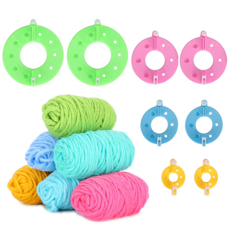 Pompom Maker Kits Colorful Fluff Ball Weaver DIY 6 Color