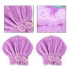 2 toallas de microfibra para secar el cabello, turbante ultra