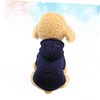 WOONEKY Dog Warmth Coat Pockets Customes for Pet Autumn Warmth