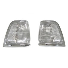 DEPO Clear Front Corner Lights Set FIT FOR 1989-1991 Toyota Pickup Truck 2WD