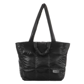 LHHMZ Women Quilted Tote Bag Large Puffer Tote Quilted Puffer Bag Quilted Shoulder Bag