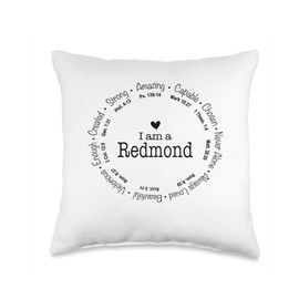 Redmond Family Name - Mom Name Mothers Day Throw Pillow