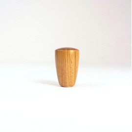 Lamp Finial, Teak, Dome Pattern 7