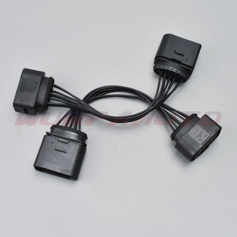 Wurpaauto 2Pcs for 2015 VW Jetta 14 to 10 Pin