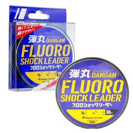 Major Craft Bullet Fluoro Shock Leader, 98.4 ft (30 m), 30 lb, Clear