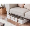 StorageWorks Shoe Organizer Under Bed for Closet, 2-Pack Ultra-thick Fabric