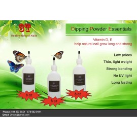 3T Dip Powder Liquid System 8 oz for Manicure Pedicure dipping Powder