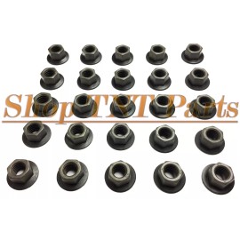 TNT Auto Parts GM Body Nuts 3/8-16 7/8 Free Spinning Washer 9/16 Hex Head Fender Door Trunk