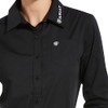 ARIAT Women Team Kirby Stretch Shirt, Black, 3X Regular