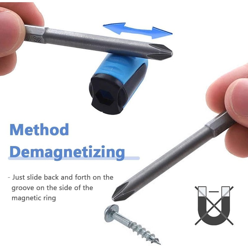 Screwdriver Head Magnetic Ring, 12PCS Screwdriver Bit Magnetic Ring Magnetic