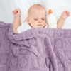 Plush Soft with Heart Checkered Baby Blanket,Fleece Infant Toddler Blankets