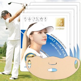 Joy Julie golf mask pack blue L size (for men) 4 sheets/golf patch/sports/outdoor/UV protection/cooling / 조이줄리 골프 마스크팩 블루 L사이즈(남성용) 4매입/골프패치/스포츠/야외/자외선차단/쿨링