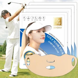 Joy Julie golf mask pack blue L size (for men) 4 sheets/golf patch/sports/outdoor/UV protection/cooling / 조이줄리 골프 마스크팩 블루 L사이즈(남성용) 4매입/골프패치/스포츠/야외/자외선차단/쿨링