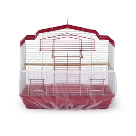 Prevue Pet Products 822W Mesh Bird Seed Catcher, White, Large/13