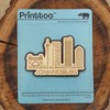 Printtoo Custom Souvenir Engraved Wooden Johannesburg Africa City Fridge Magnet