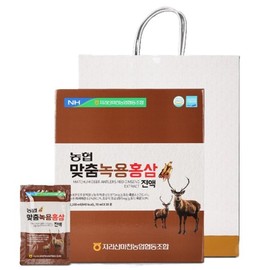 러시아산 녹용 국산 6년근 홍삼 농축액 진액 30포x2박스 부모님 어르신 첫인사 명절 선물 Russian deer antler Korean 6-year-old red ginseng extract essence 30 packs x 2 boxes gift for parents and seniors for the first greeting holiday