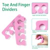 Quacc 12pcs Sponge Toe Separators Soft Finger Separators Toe Divider