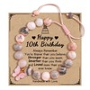 CheersLife 10th Birthday Gifts for Girls, Butterfly Charm Bracelet Birthday