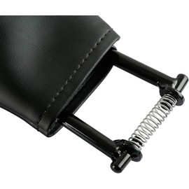 FOVPLUE Adjustable Rider Backrest Detachable Plug-in Driver Backrest Pad Mounting Spring for Harley Touring 2009-2025,CVO Road Glide Street Glide Tri Glide FLHTK/L Electra Glide Road King