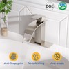 RUACQ Bathroom Faucets, Single Handle Bathroom Sink Waterfall Faucets for
