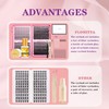 Flomitta Lash Clusters Kit 10-16mm Natural Cluster Eyelash Extensions Kit