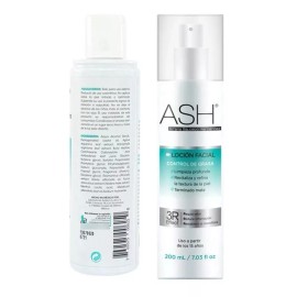 Ash Loción Astringente Facial Pieles Acné Barros Pecho Espalda