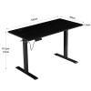 VECELO Electric Standing Desk Adjustable Height with Metal Bracket Computer