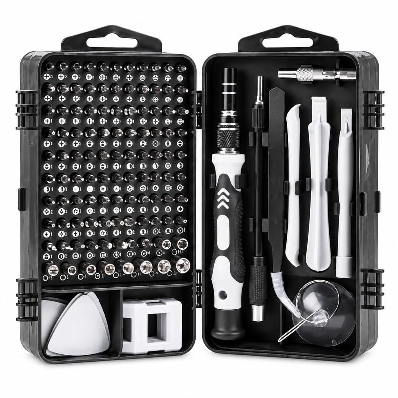 115-Piece Multi-Functional Screwdriver Kit – Precision Screwdriver Set with Interchangeable