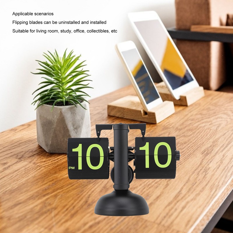 European Style Retro Digital Flip Down Clock 304 Stainless Steel