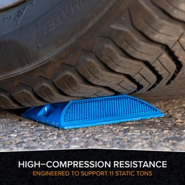 Road Reflectors Pack of 10 | 4 by 4 inch Street Pavement & Asphalt Stud Markers | Great for Speed Bumps, Sidewalks, Pedestrian Crossings, Freeways & Driveways | Industrial Grade (Blue)