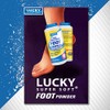 Lucky Super Soft Talco Para Pies De Almidón De Maíz