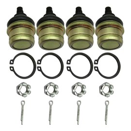 4x Upper/Lower Ball Joint kit Fit for 2007-2013 Honda Rancher 420 TRX420TE 4x4 ES Repl#51375-HP5-601 by GRABOTE