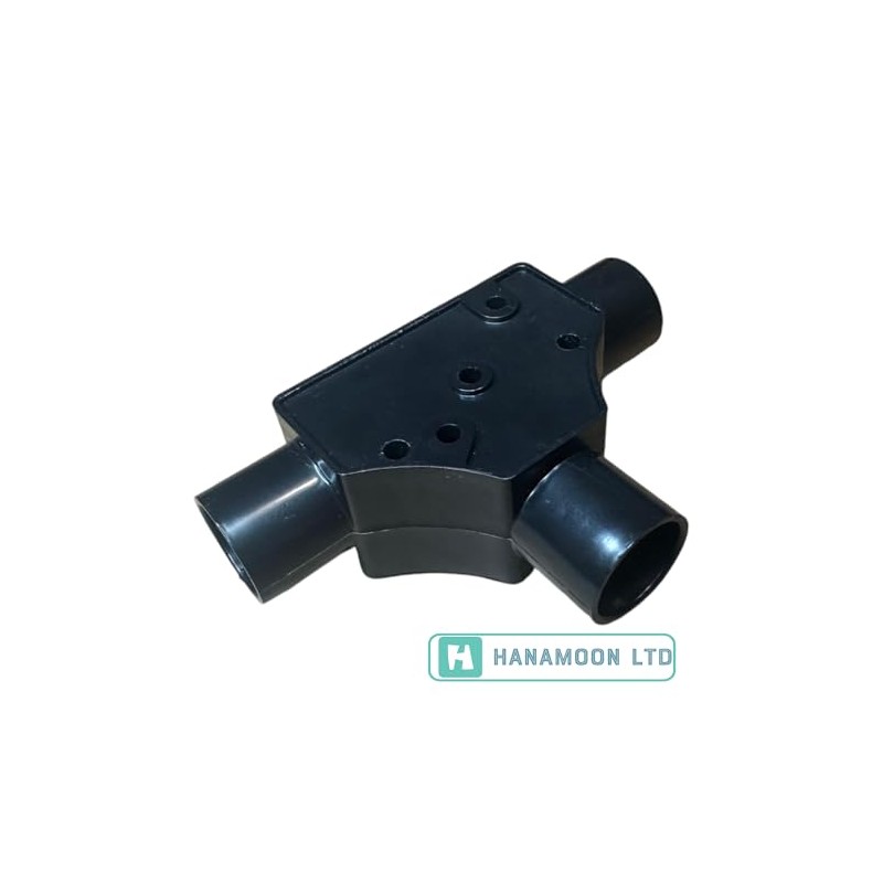 20mm PVC Inspection Tee - Black (Pack of 1)