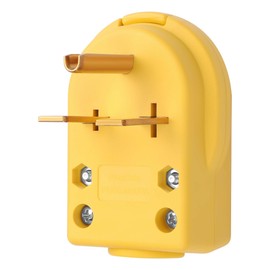 CERRXIAN NEMA 6-30P 6-50P Welder Plug 30 Amp 250 Volt Angle Plug, 3 Pole 3 Wire Grounding Universal Replacement Adapter for Dryer, Oven, EV Charger, Welder & More, Fits Cable OD 11.5mm-26mm