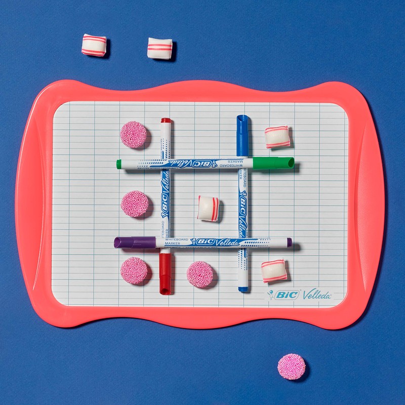 BIC Velleda 172109 Ketone Whiteboard-Marker (runde Spitze, 1,5 mm) Packung